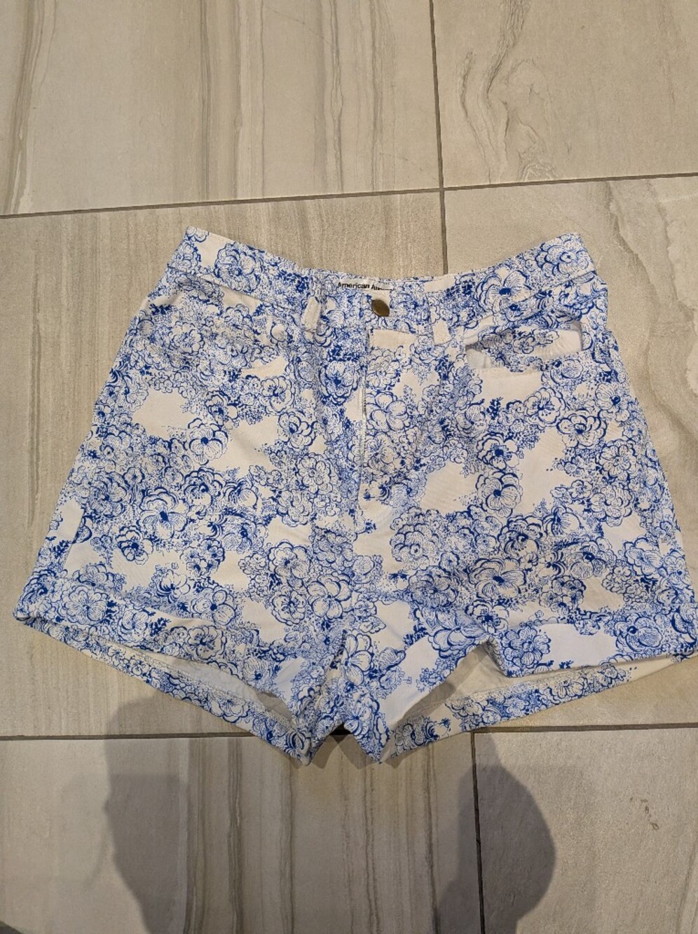 American Apparel Floral High Waist Shorts Medium. 29 Waist